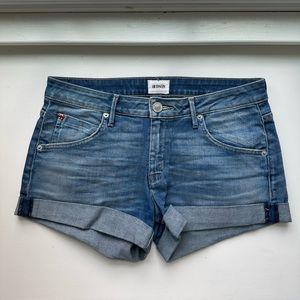 Hudson Cuffed Denim Shorts